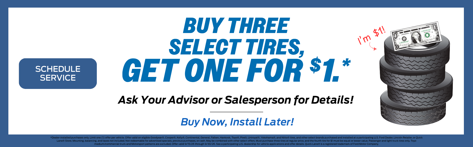 $1 Tire